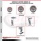 Service Caster 5 Inch Poly on Aluminum Caster Set with Ball Bearings 2 Brakes 2 Rigid SCC SCC-20S520-PAB-TLB-2-R-2 - alternate 5